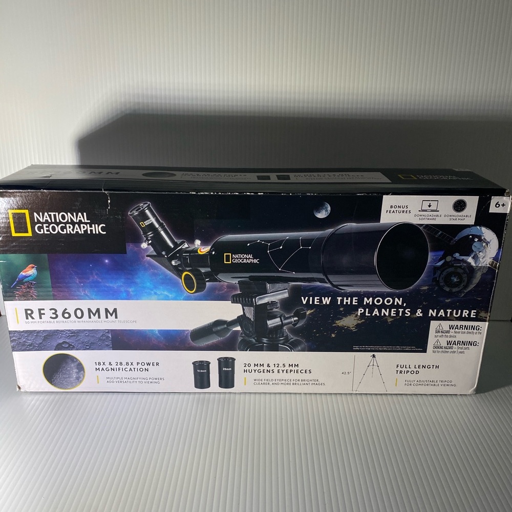 National Geographic 50mm Portable Refractor Telescope - RF360MM